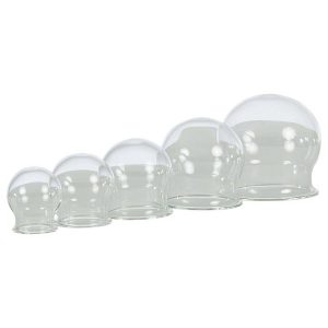 5er Set Schröpfgläser mit ø 2,5-6,5 cm